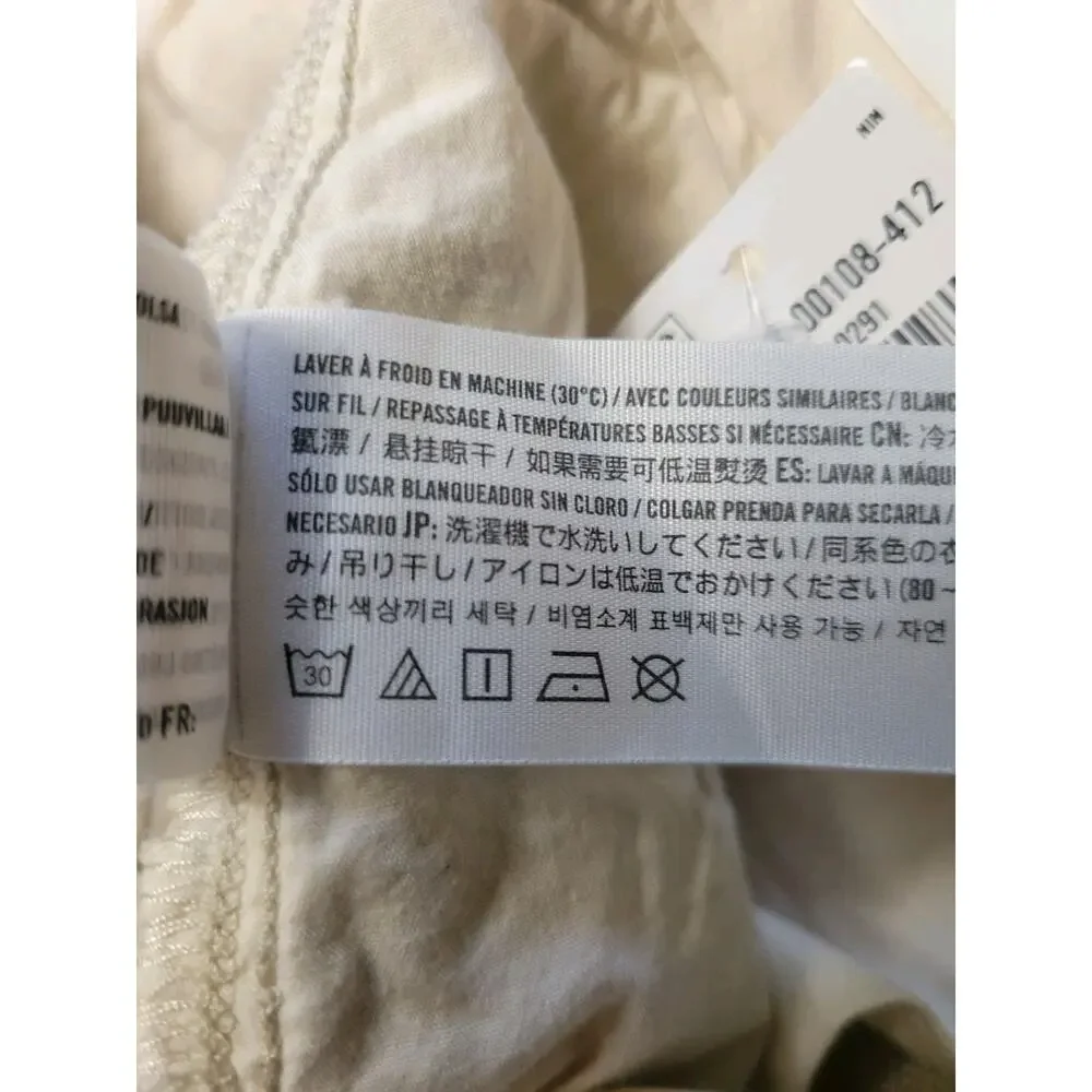 NEW Abercrombie & Fitch | Baggy Beige Linen Blend Pants Mens Size (28x30)